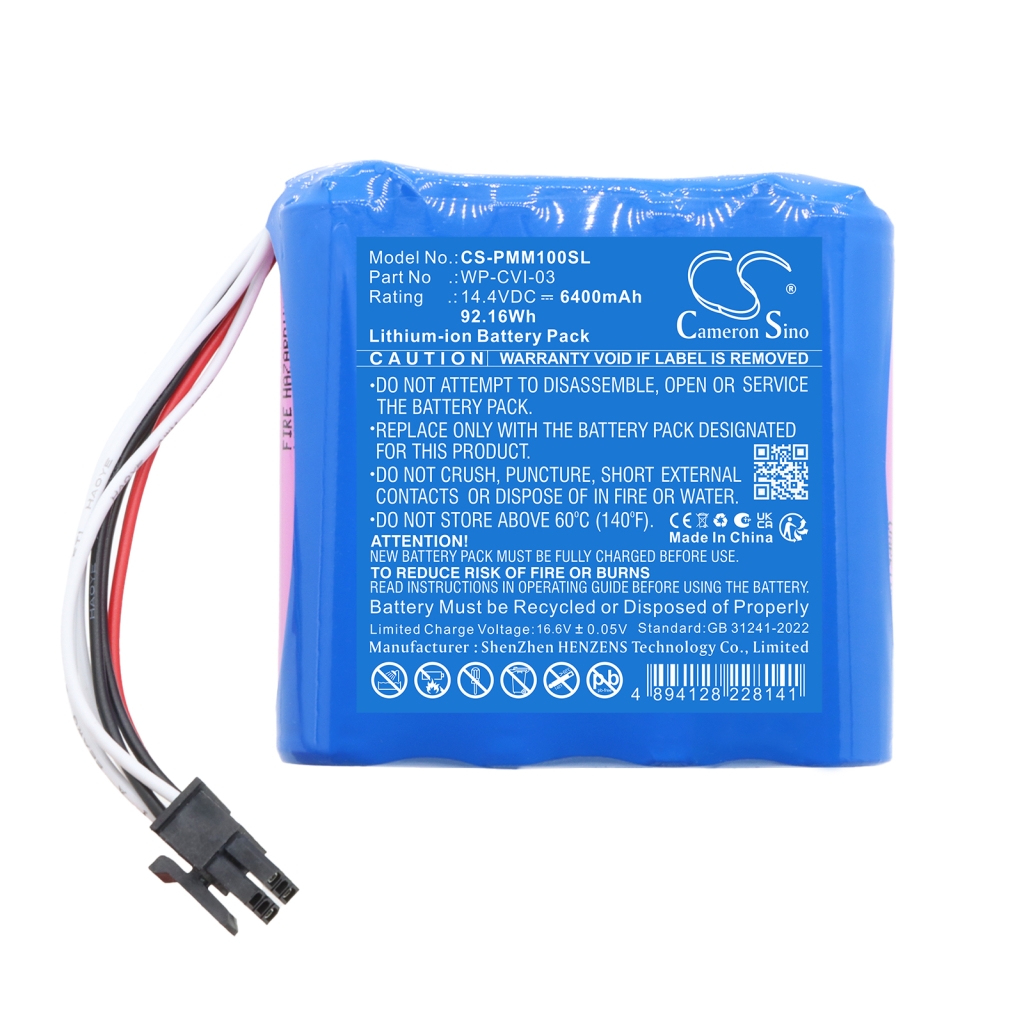 Battery compatible with Particle measuring systems
