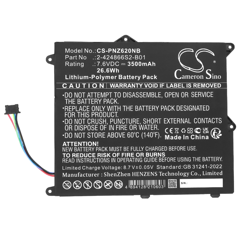 Notebook battery Panasonic CF-XZ6U