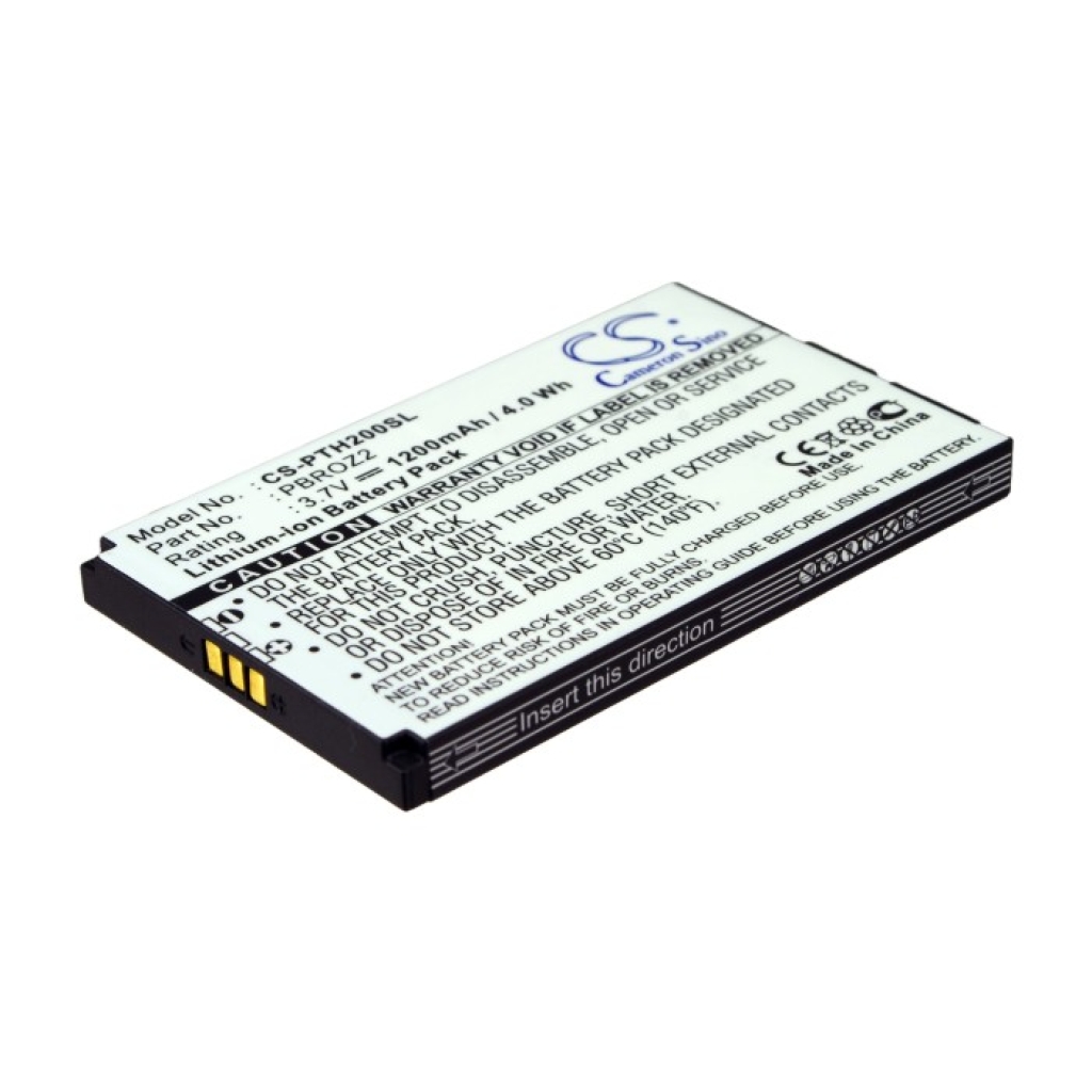 Baterie do telefonów komórkowych Pantech CS-PTH200SL