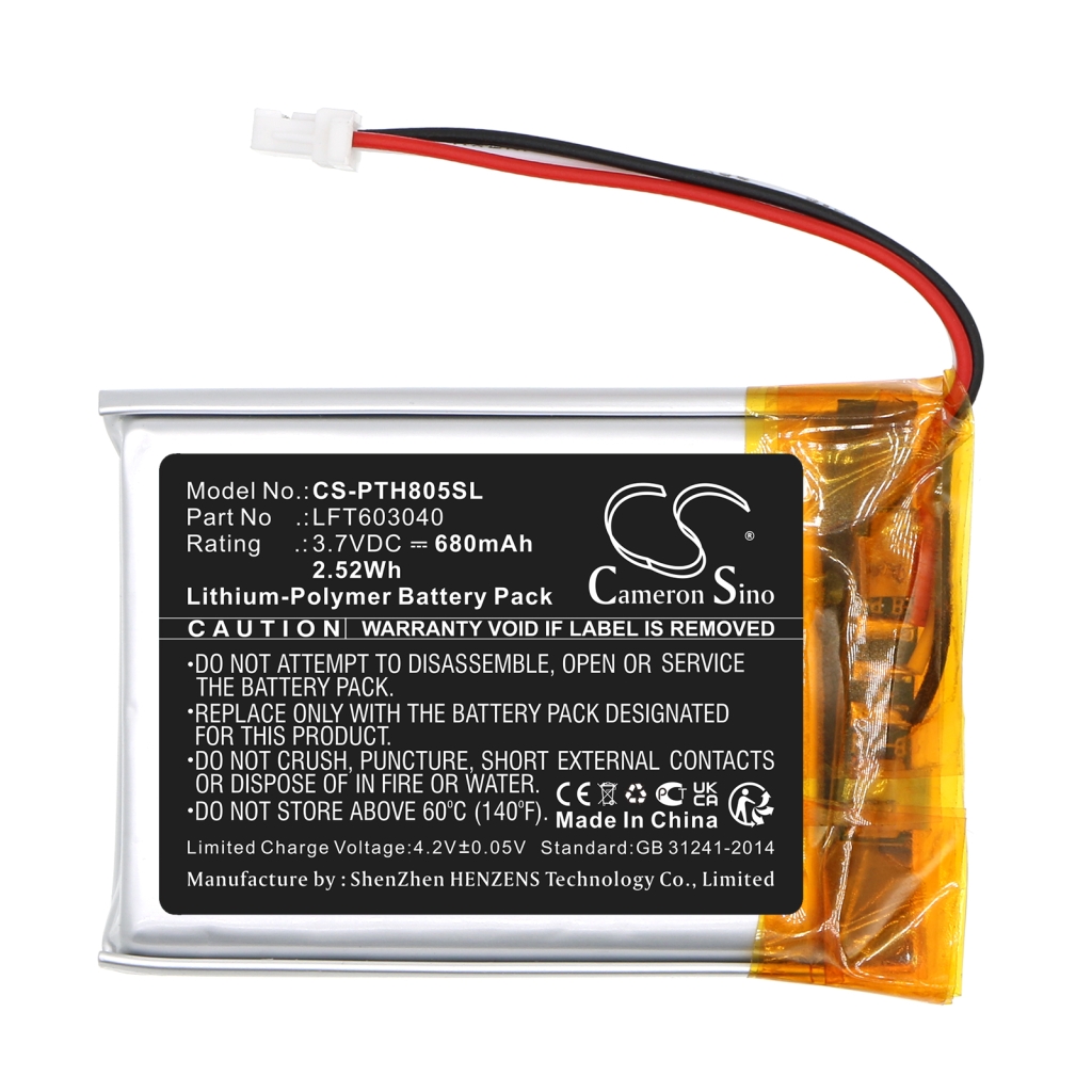 Baterie do bezprzewodowych słuchawek i zestawów słuchawkowych Philips CS-PTH805SL