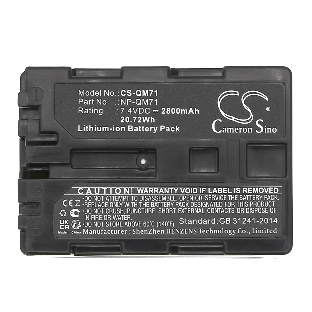Battery Replaces NP-FM70