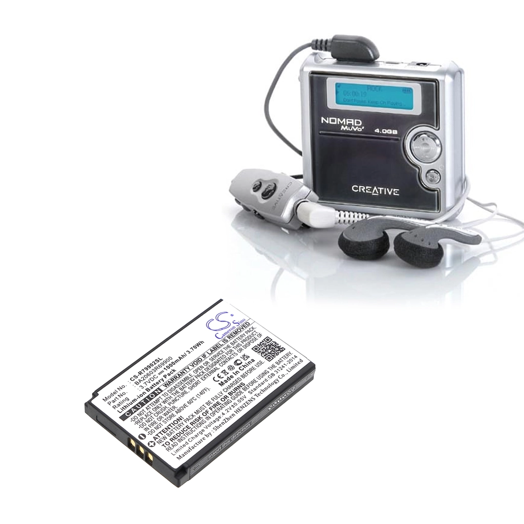 MP3, MP4, PMP Battery Creative CS-R79902SL