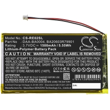 Kompatybilna wymiana baterii za CREATIVE BA20603R79901,DAA-BA0004