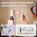 Grafika specyfikacji 2500mAh 54Wh 21,6V Li-ion biały pakiet
