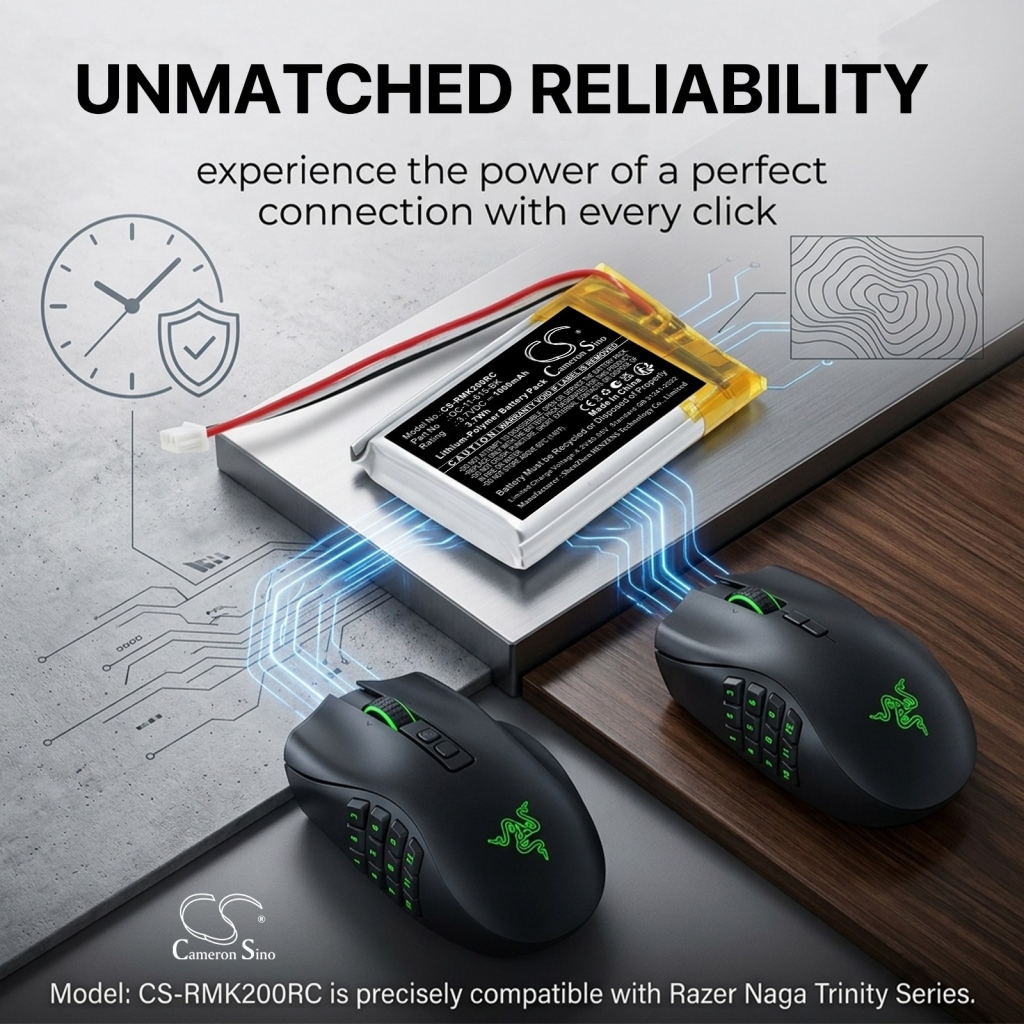 Baterie kompatybilny z RAZER Kain 202 Wireless Gaming Mouse CS-RMK200RC
