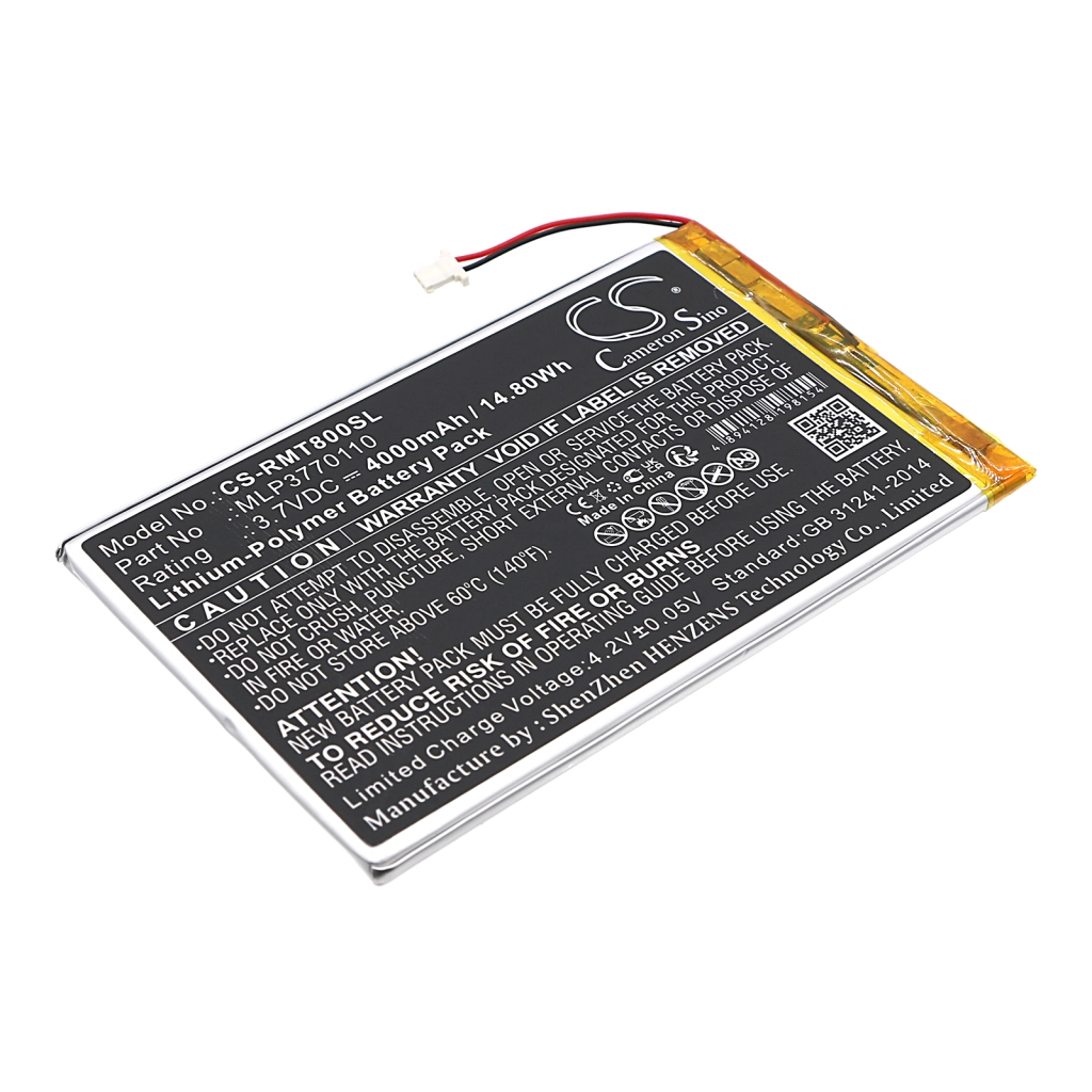 Baterie do nawigacji (GPS) Rand mcnally CS-RMT800SL