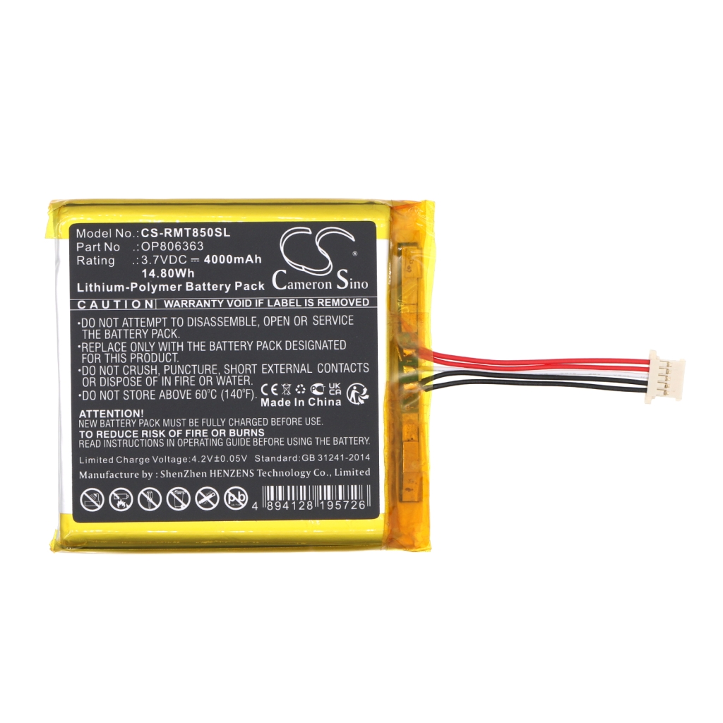 Baterie do nawigacji (GPS) Rand mcnally CS-RMT850SL