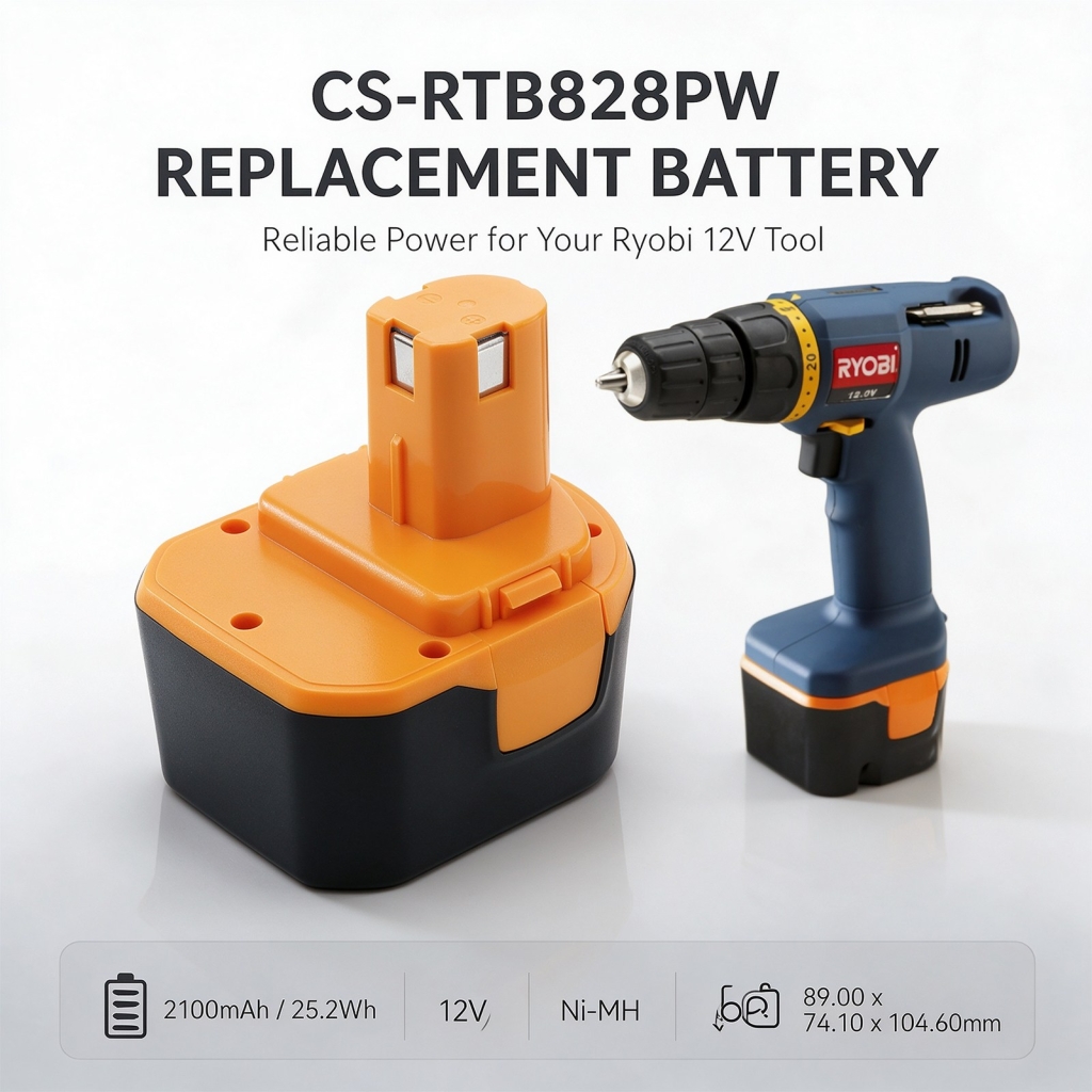Baterie kompatybilny z Ryobi BID1211 BID1211 CS-RTB828PW