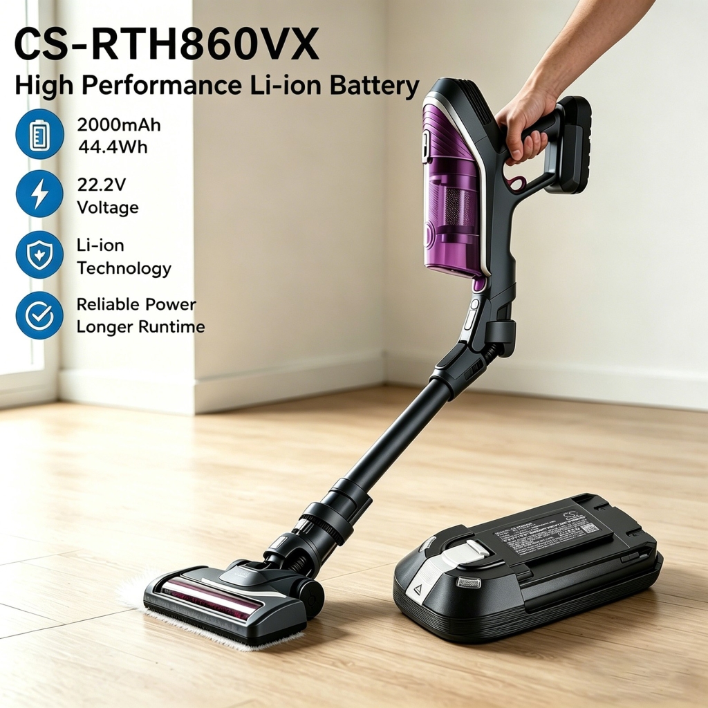Battery compatible with Rowenta Tefal Obh nordica CS-RTH860VX