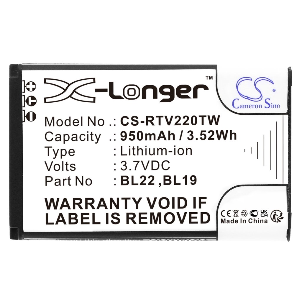 Mobile Phone Battery Texet CS-RTV220TW