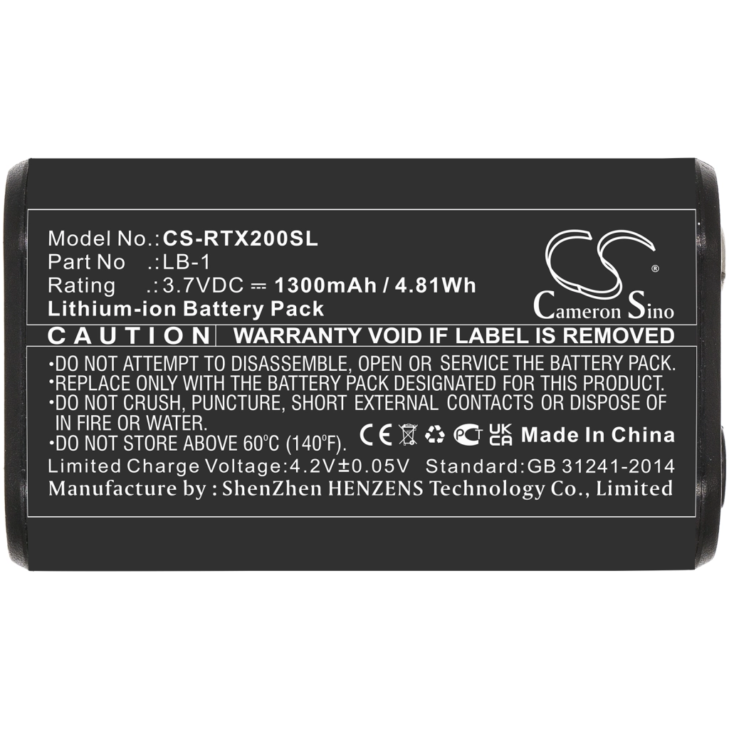 Microphone battery Rode CS-RTX200SL
