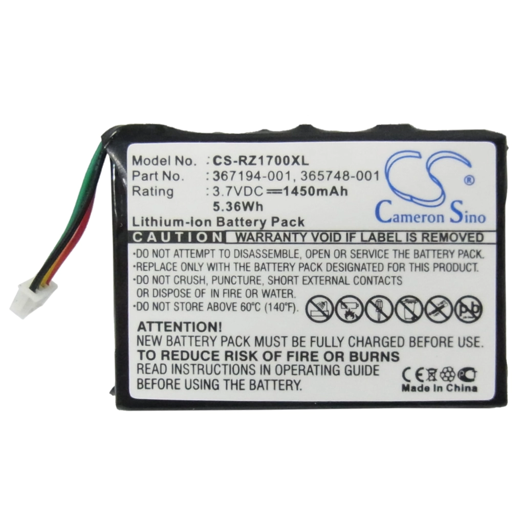 Baterie do tabletów HP CS-RZ1700XL