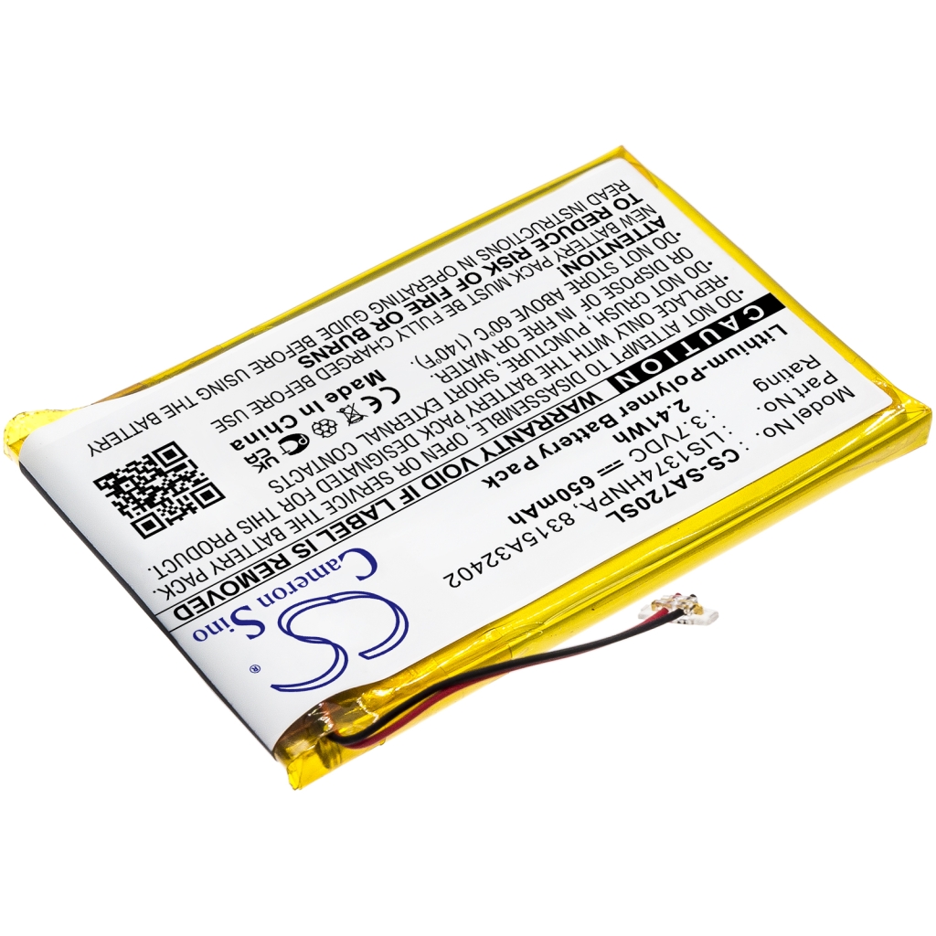 Baterie do odtwarzaczy MP3 Sony CS-SA720SL