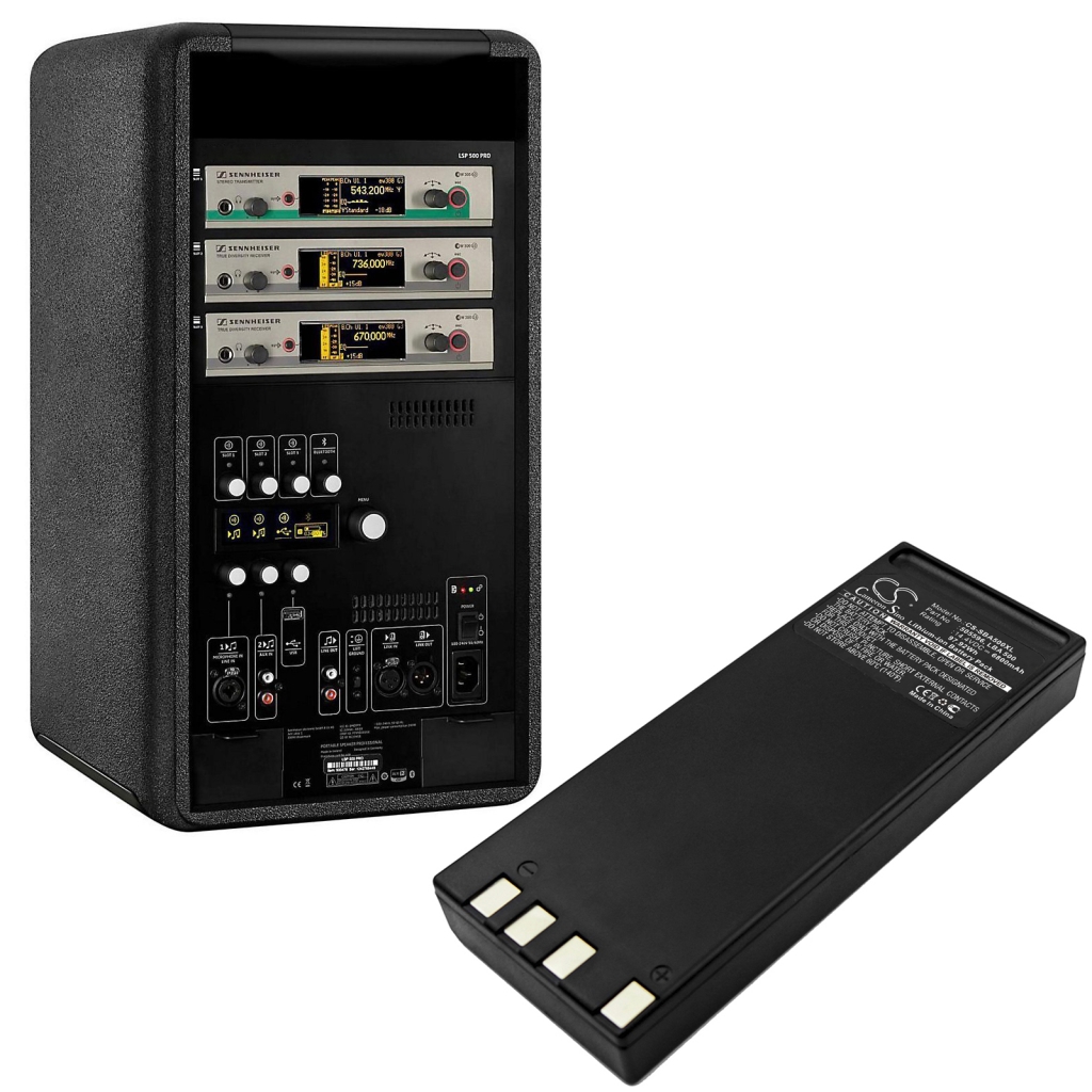 Baterie do bezprzewodowych słuchawek i zestawów słuchawkowych Sennheiser CS-SBA500XL