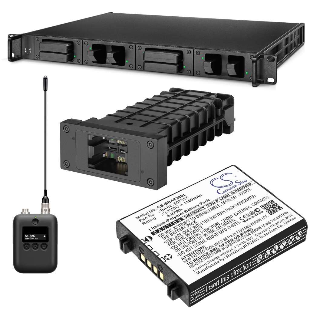 Baterie do bezprzewodowych słuchawek i zestawów słuchawkowych Sennheiser CS-SBA620SL