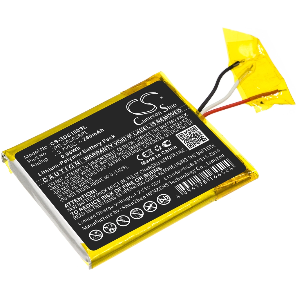 Baterie do odtwarzaczy MP3 SanDisk CS-SDS180SL