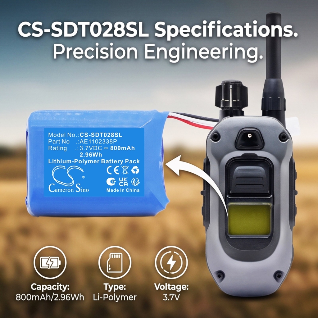 Baterie kompatybilny z Dogtra 280X Transmitter CS-SDT028SL
