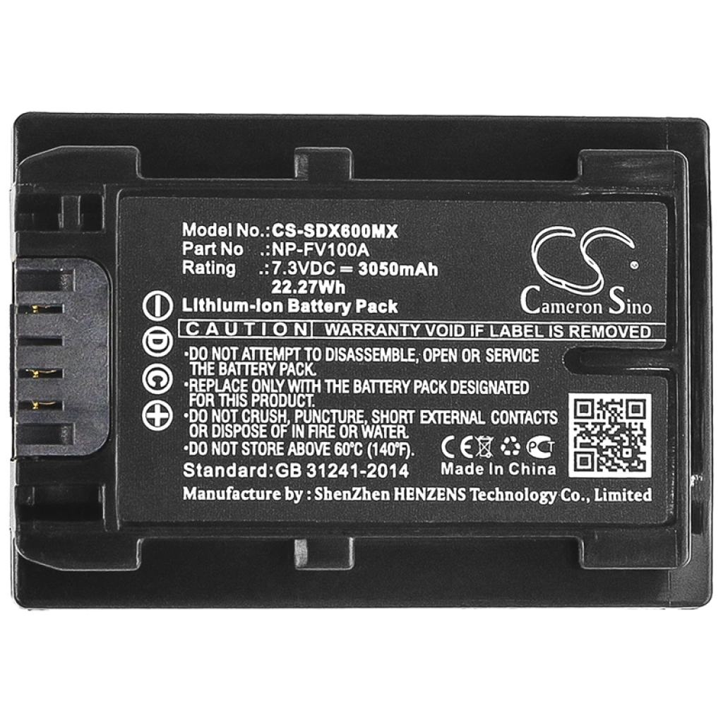 Camera Battery Sony FDR-AXP33