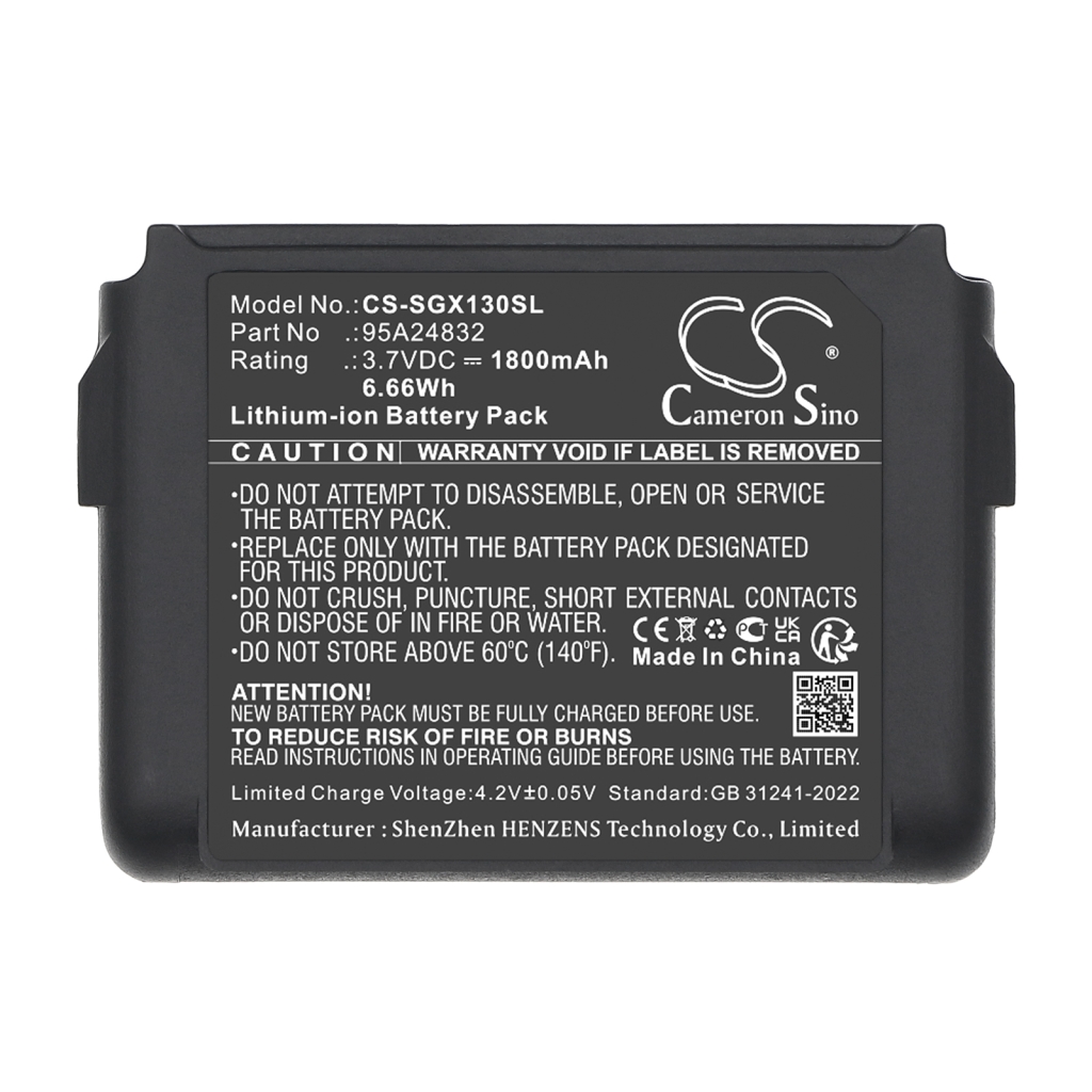 Audio device batteries Shure CS-SGX130SL
