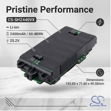 Compatible battery replacement for Shark XFBT750