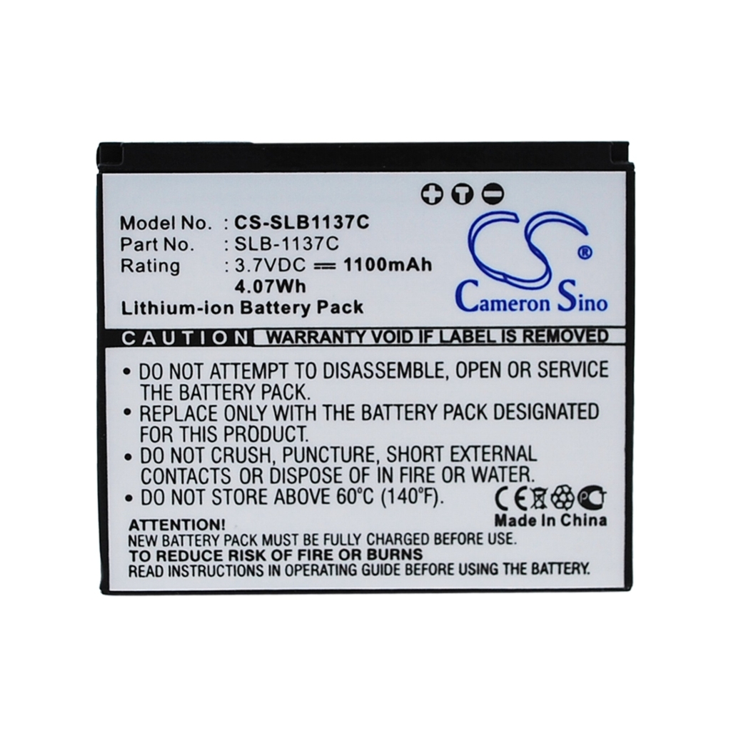 Camera Battery Samsung CS-SLB1137C
