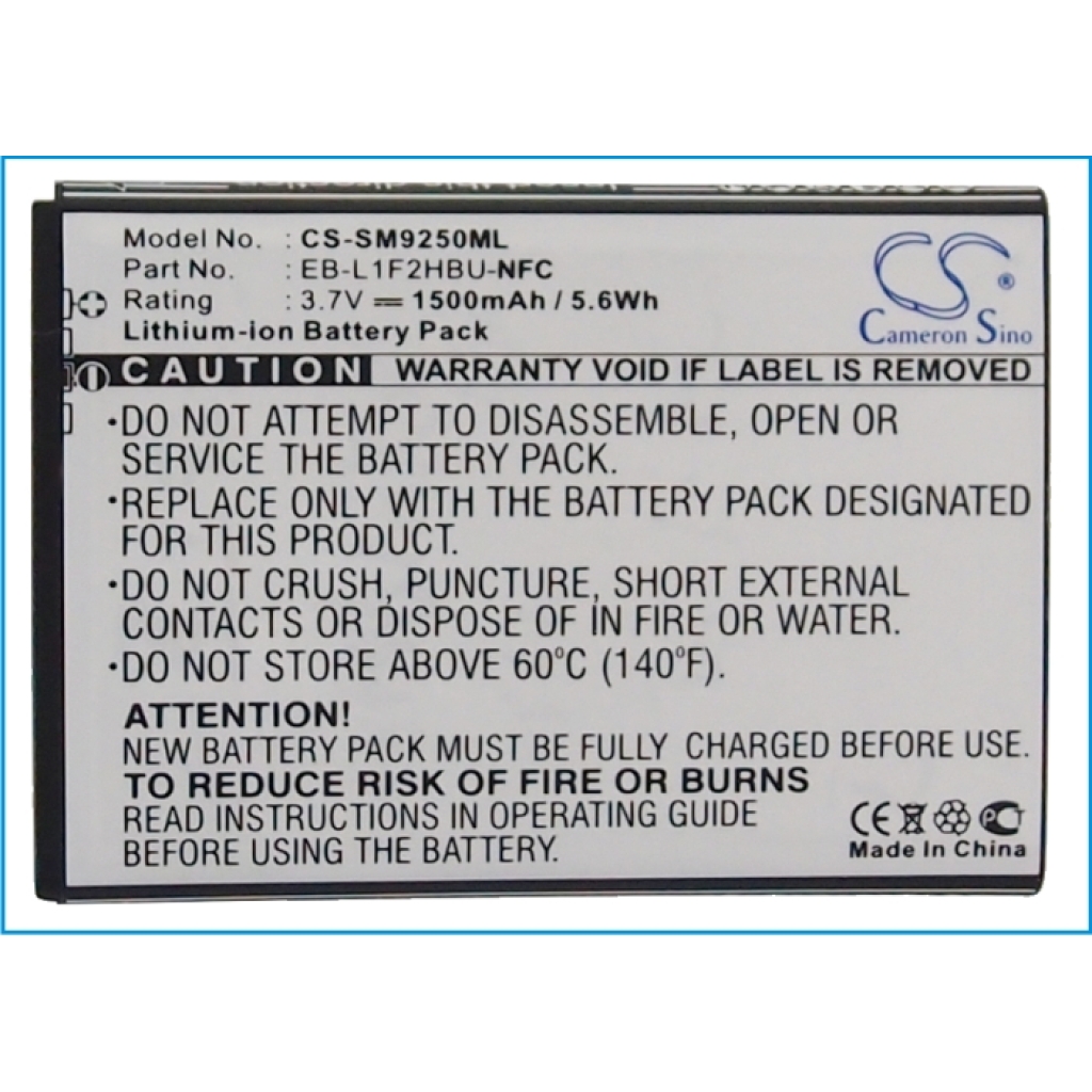 Bateria kompatybilny z Samsung CS-SM9250ML