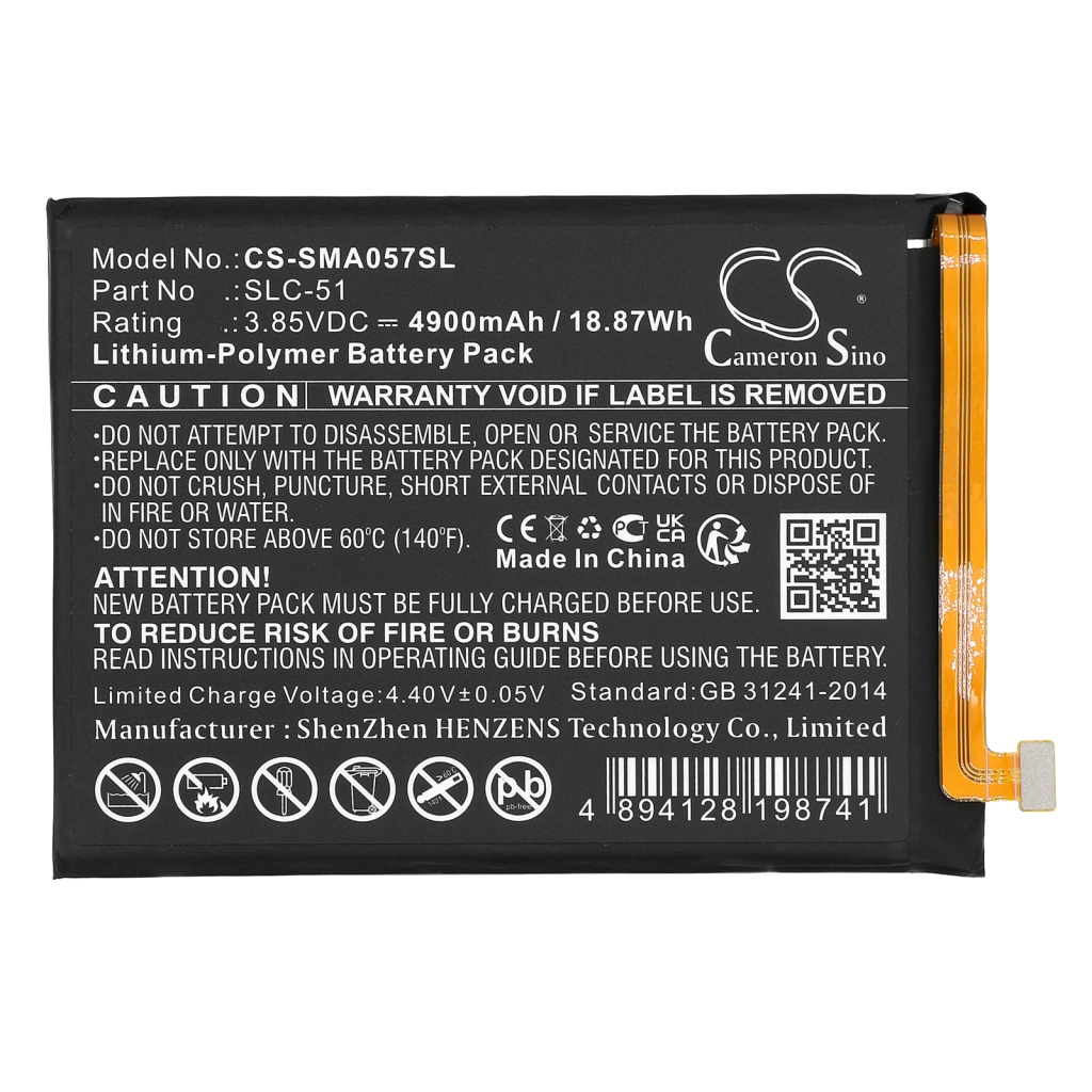 Baterie do telefonów komórkowych Samsung CS-SMA057SL