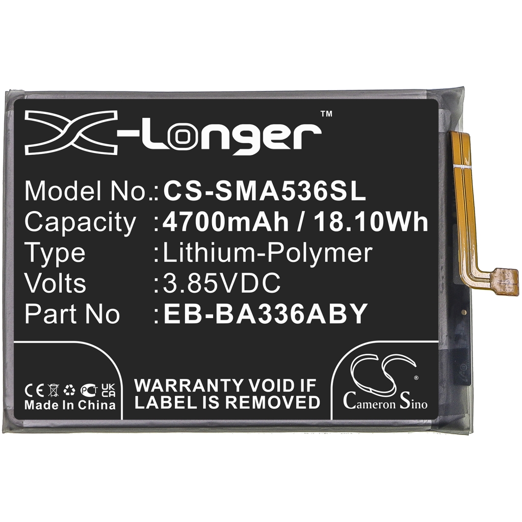 Baterie do telefonów komórkowych Samsung CS-SMA536SL