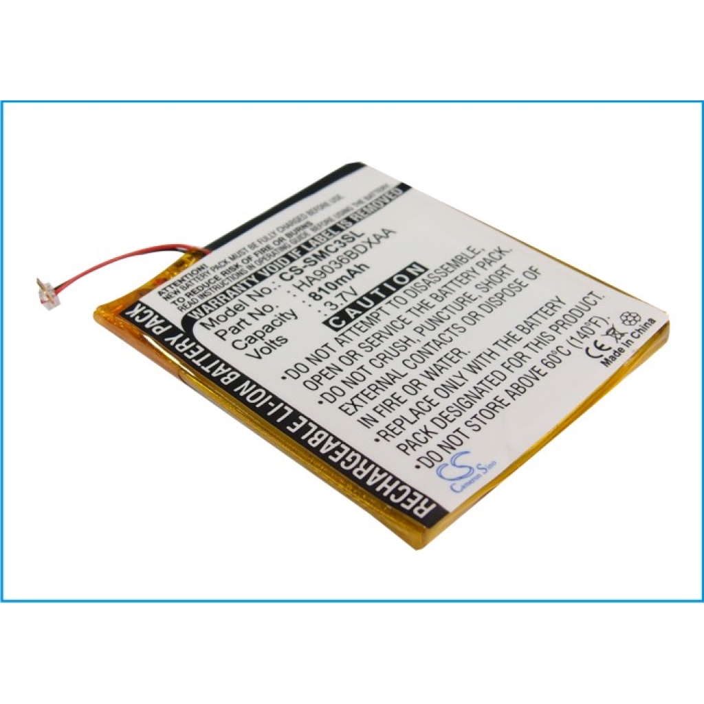 Baterie do odtwarzaczy MP3 Samsung CS-SMC3SL