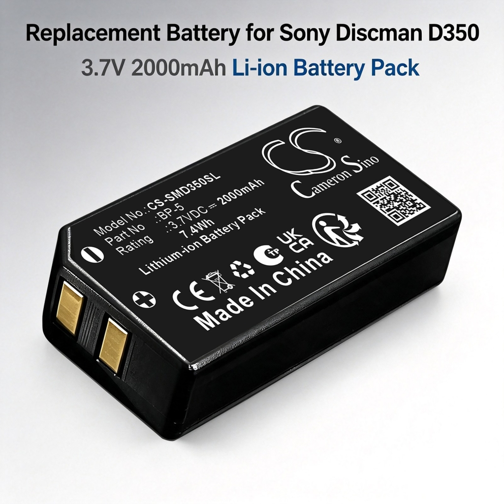 Baterie kompatybilny z Sony Discman D310 CD player D350 CD player CS-SMD350SL