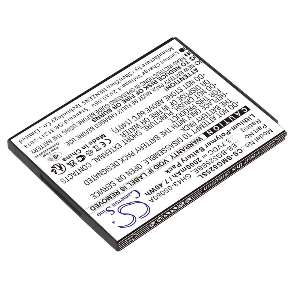 Baterie do telefonów komórkowych Samsung CS-SMG525SL