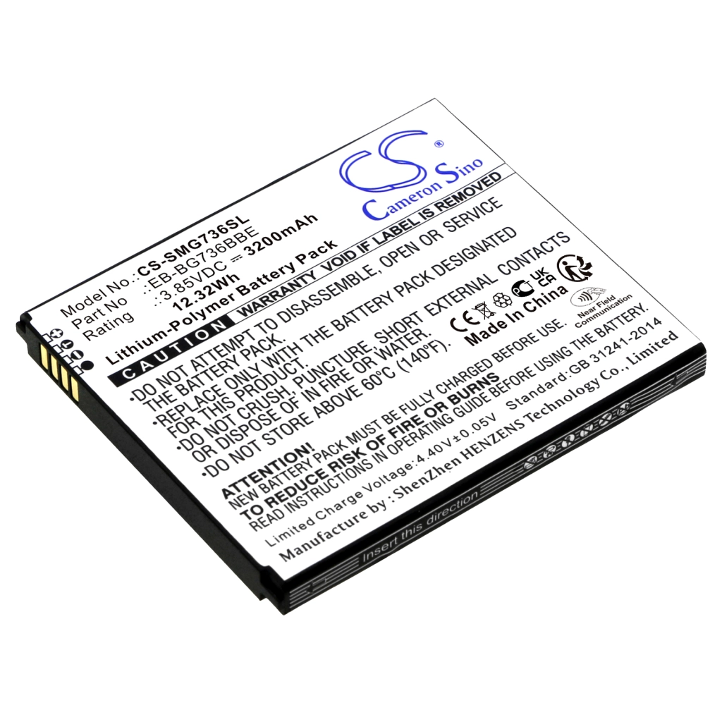 Baterie do telefonów komórkowych Samsung CS-SMG736SL