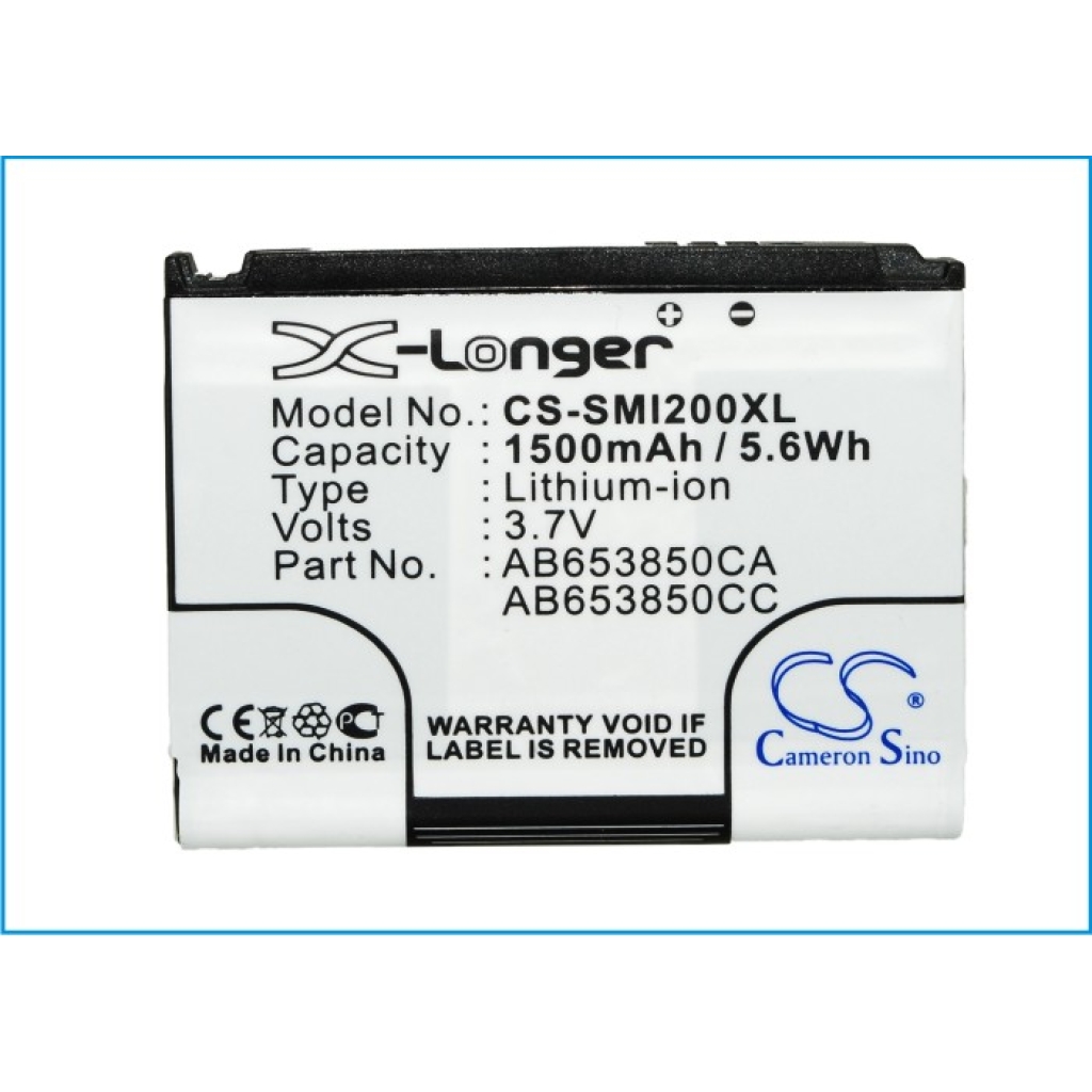 Bateria kompatybilny z Samsung CS-SMI200XL