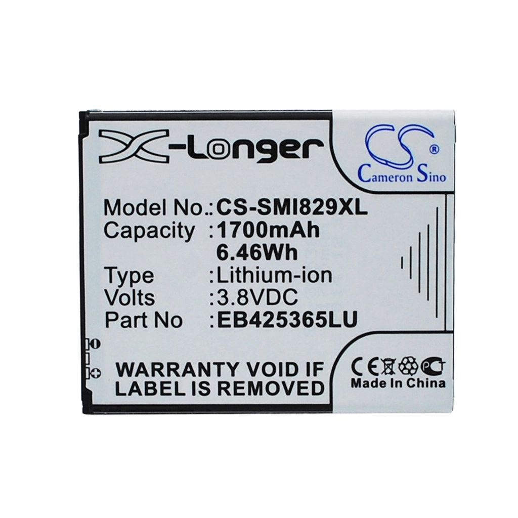 Compatible battery replacement for Samsung EB425365LU