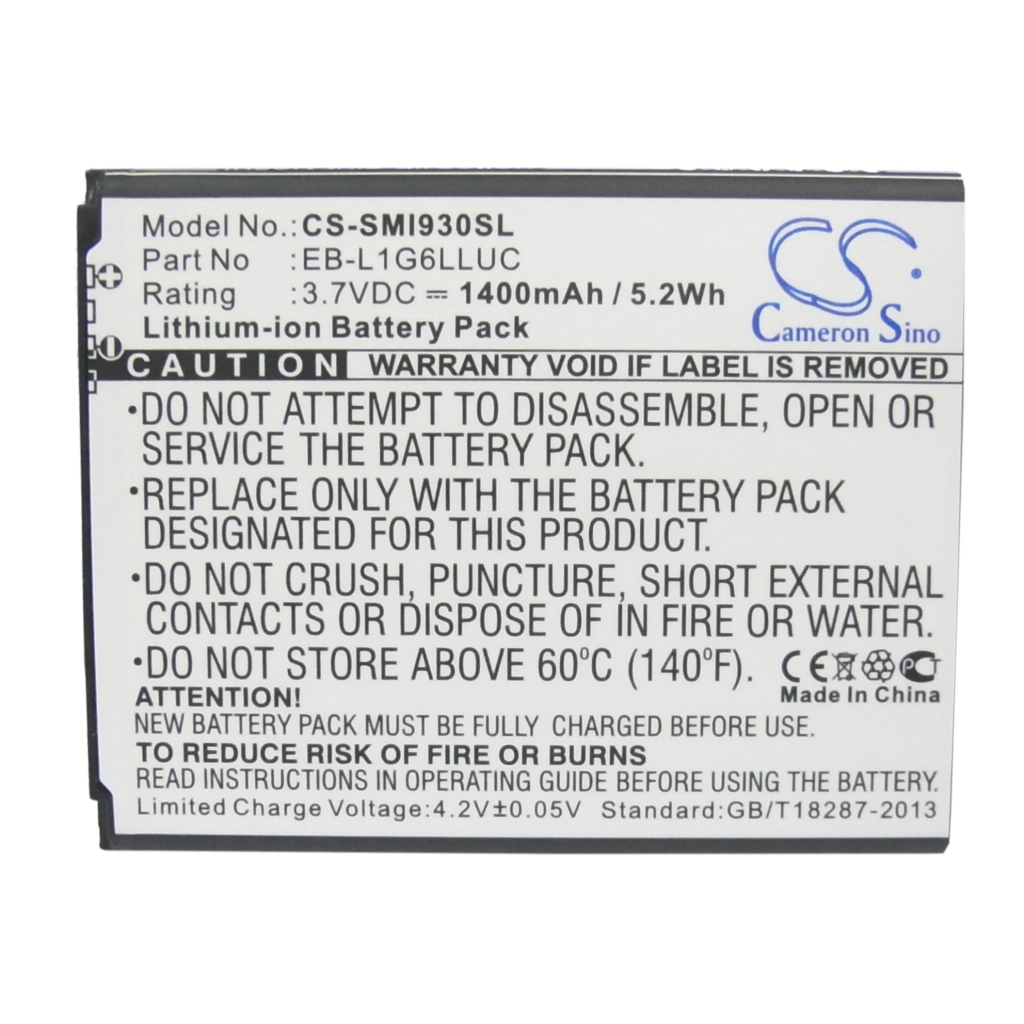 Battery Replaces EB-L1G6LLZ