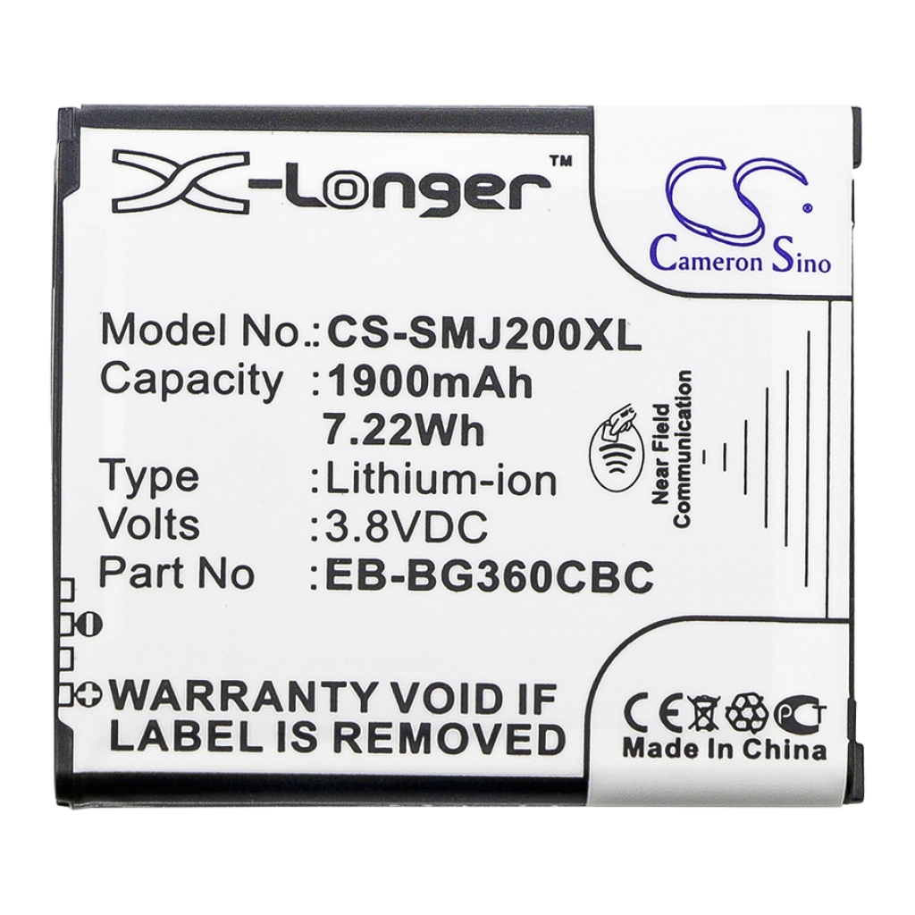 Baterie do telefonów komórkowych Samsung CS-SMJ200XL