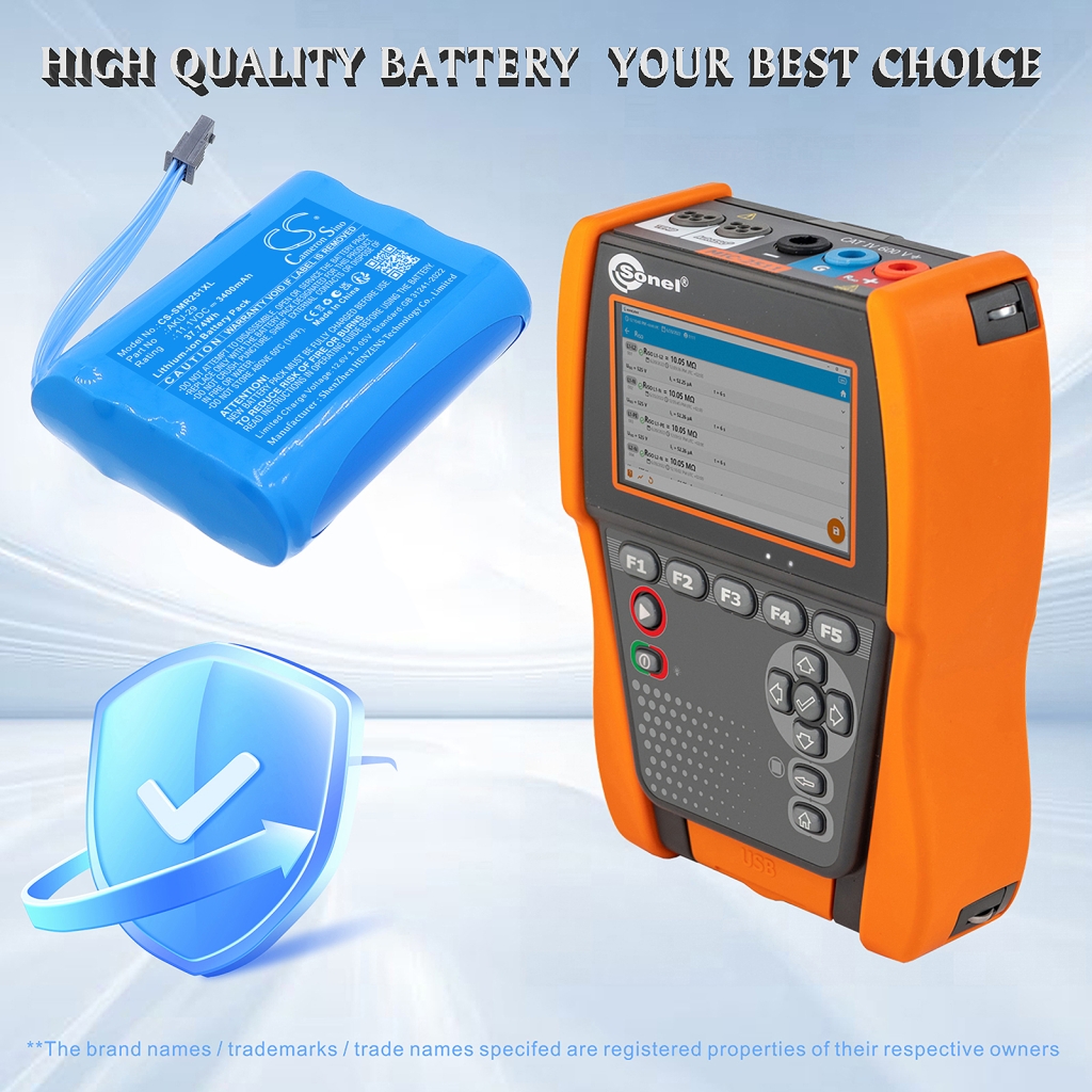 Bateria kompatybilny z Sonel CS-SMR251XL