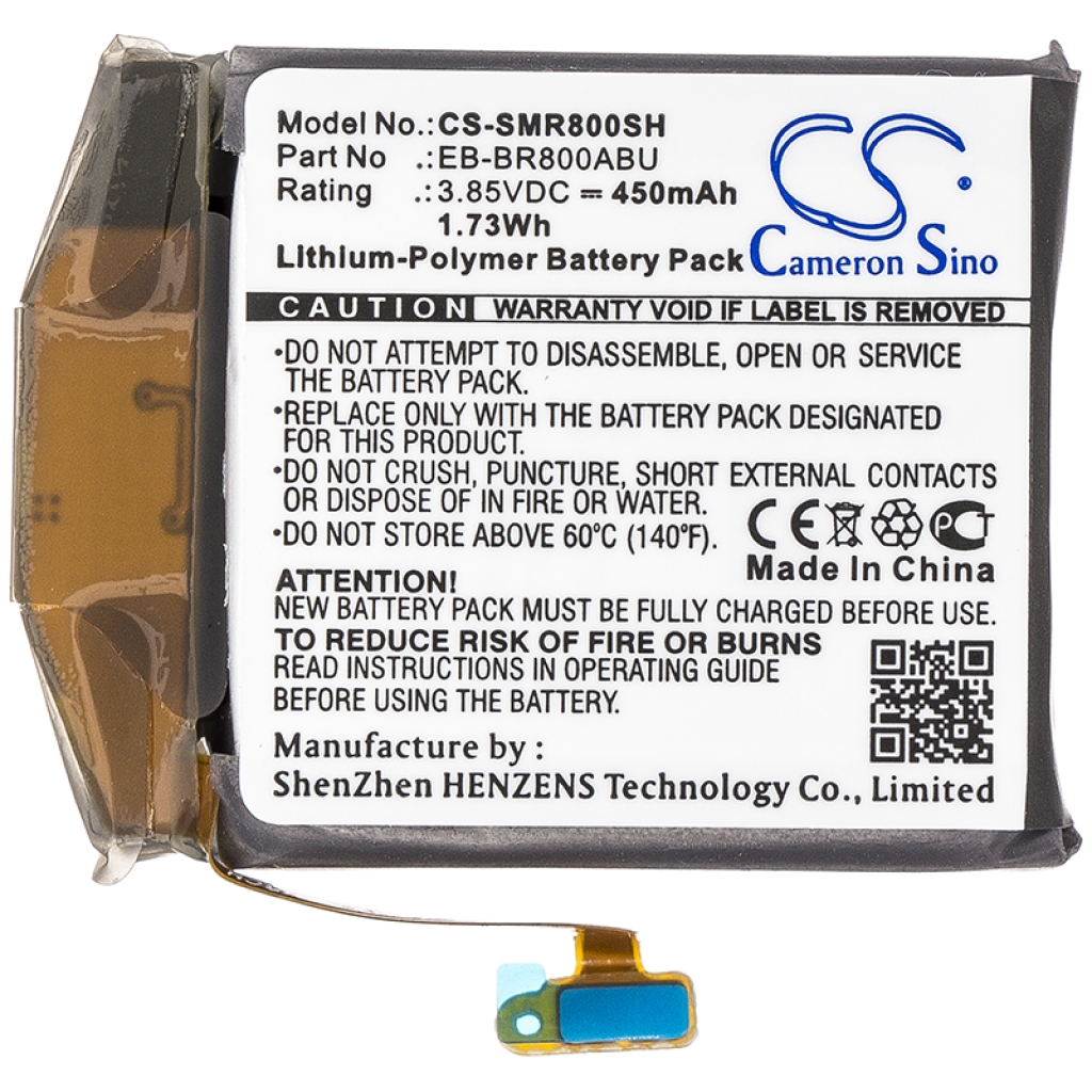 Baterie do inteligentnych zegarków Samsung CS-SMR800SH