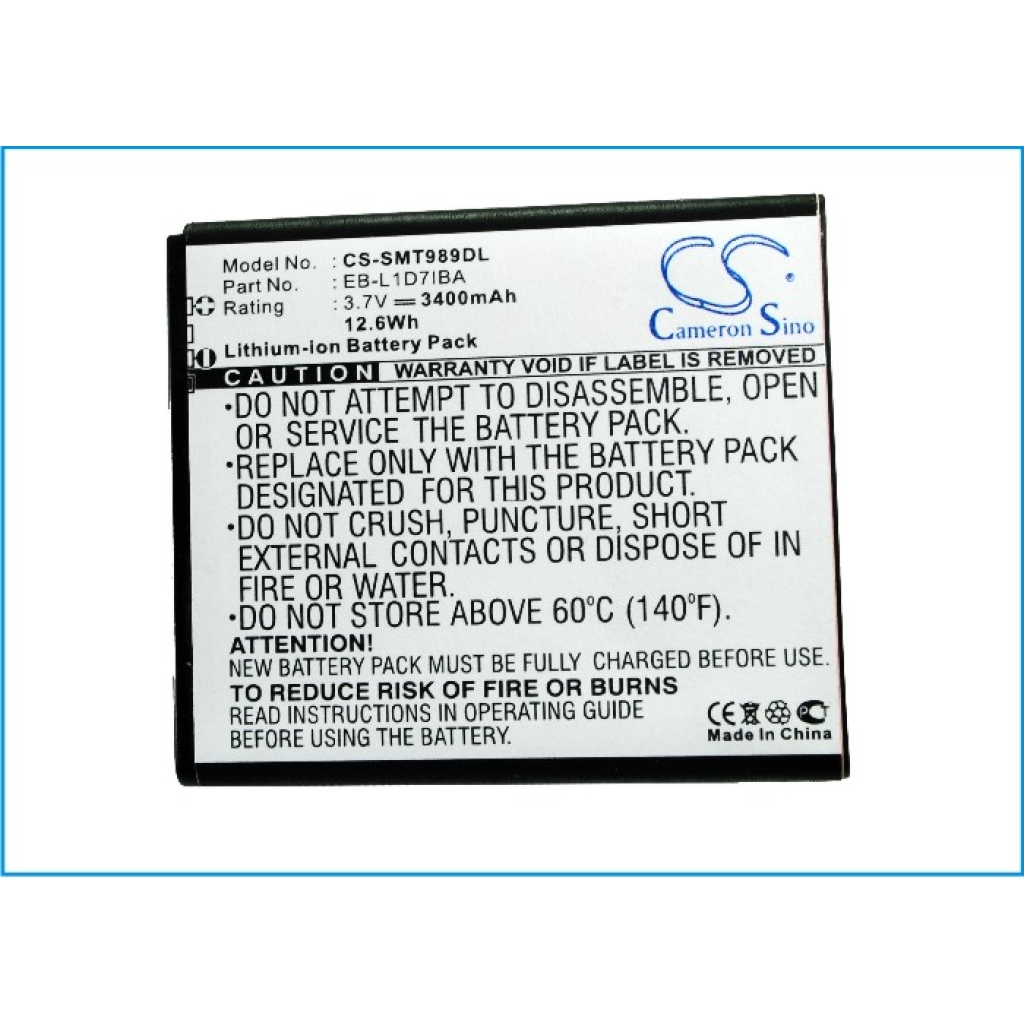 Mobile Phone Battery Samsung Galaxy S Hercules