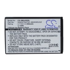Compatible battery replacement for Verizon AB463651GZ,AB463651GZBSTD,SAMINTBATS2