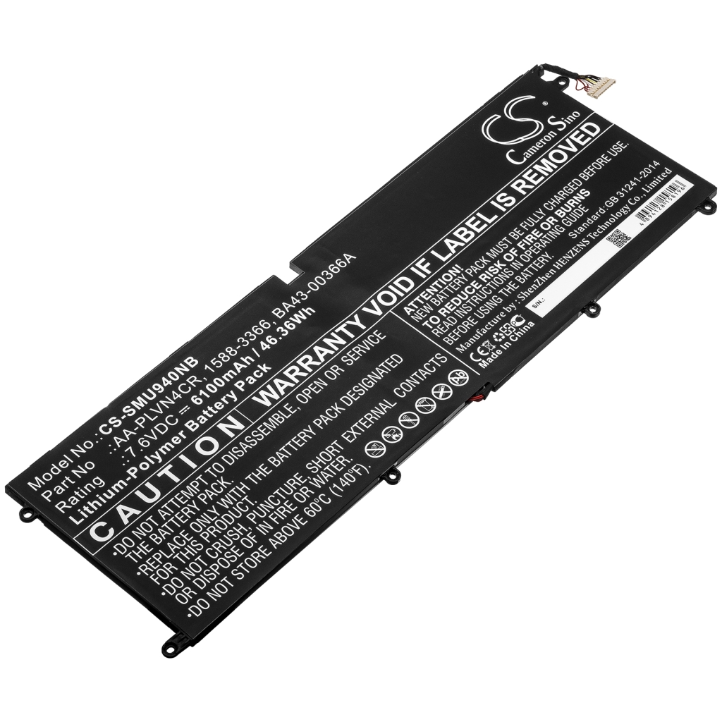 Bateria do notebooków Samsung CS-SMU940NB