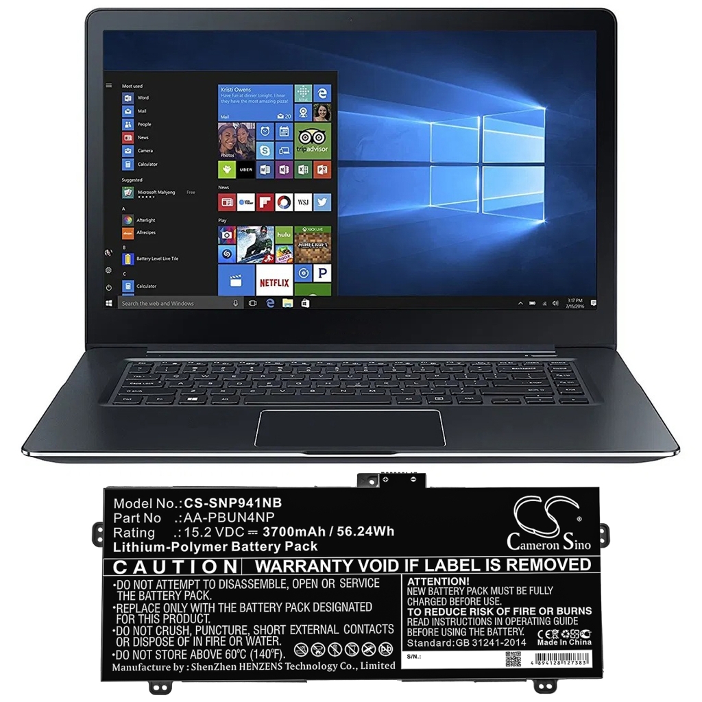 Bateria do notebooków Samsung CS-SNP941NB
