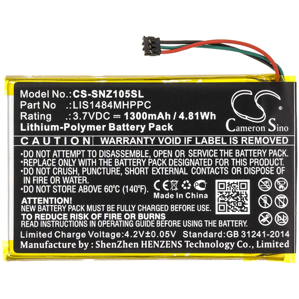 Baterie do odtwarzaczy MP3 Sony CS-SNZ105SL
