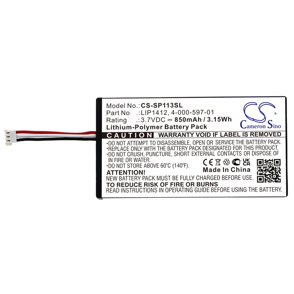 Battery Replaces LIP1412