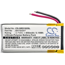 Kompatybilna wymiana baterii za Cardo BAT00007