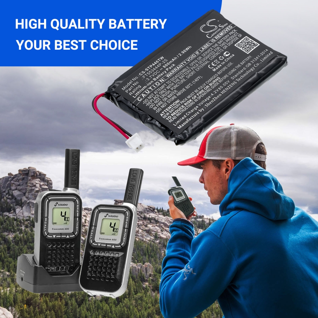 Two-Way Radio Battery Topcom CS-STP446TW