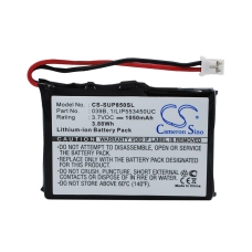Kompatybilna wymiana baterii za Sureshotgps 039B,1/LIP553450UC