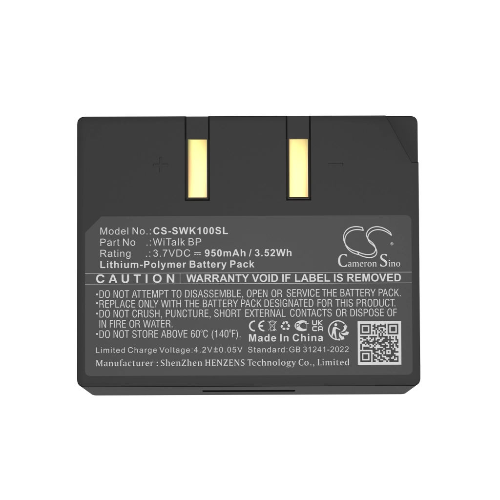 Compatible battery replacement for Saramonic WITALK BP