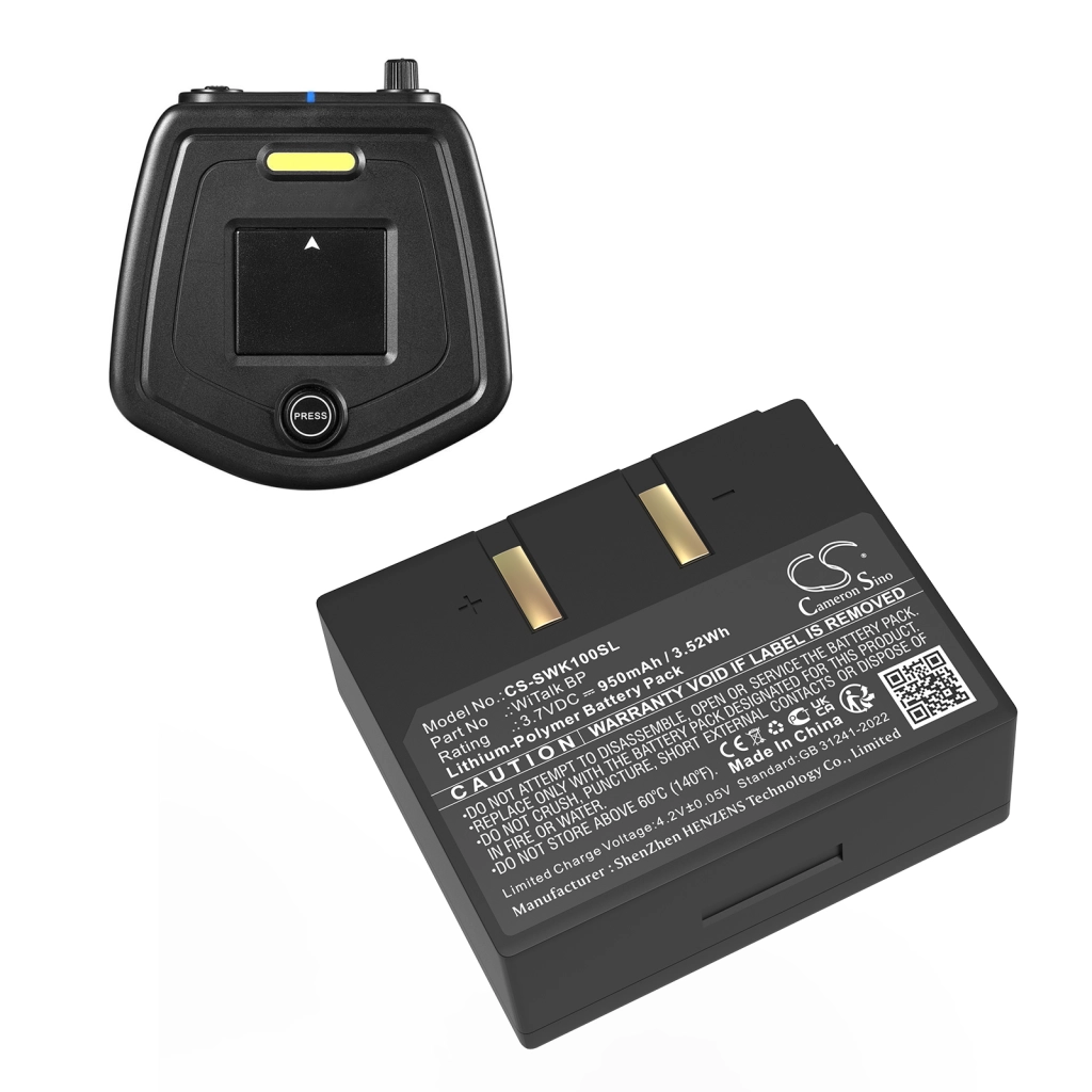 Compatible battery replacement for Saramonic WITALK BP
