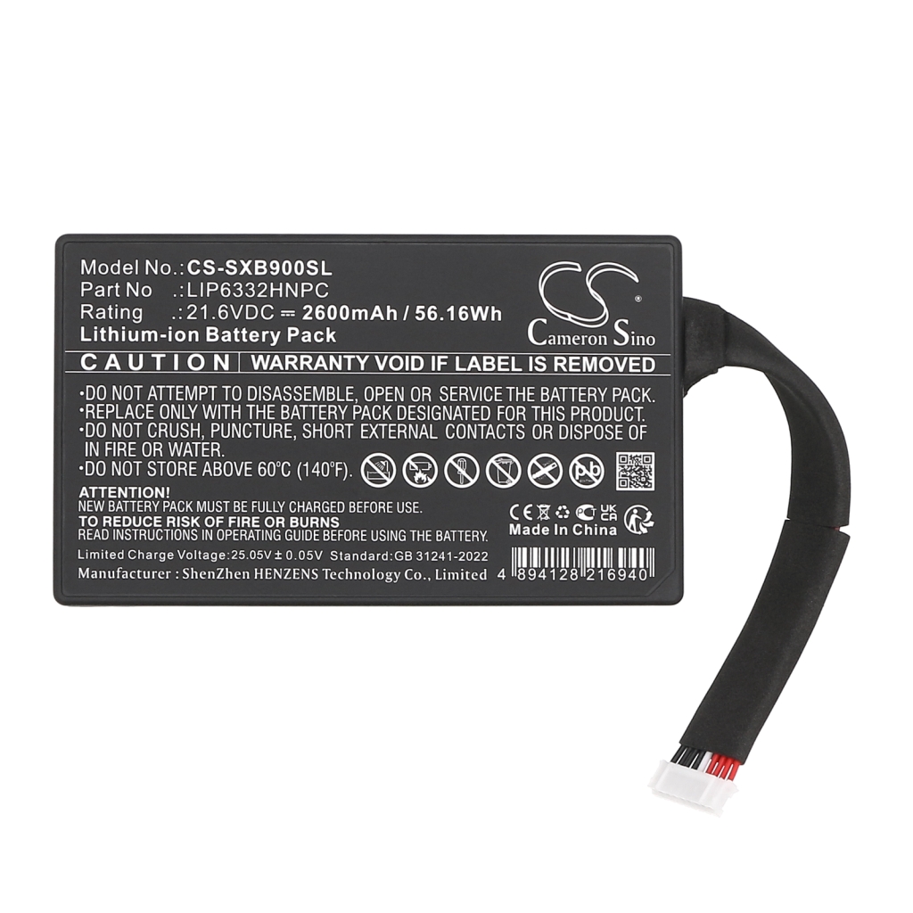 Speaker Battery Sony GTK-XB90